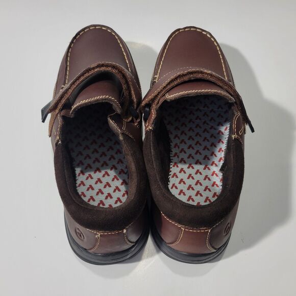 Anodyne 52 Mens Casual Dress Shoes Brown Leather sz 9 W wide  diabetic main image 7